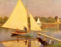 Navegantes en Argenteuil Claude Monet